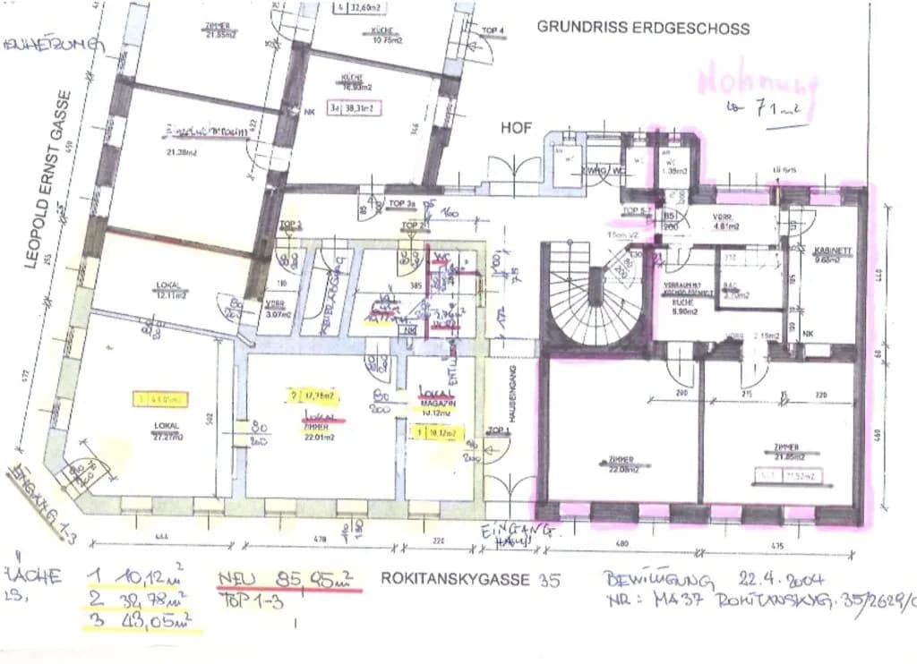 5-Zimmer-Gewerbeimmobilie kaufen in Wien – 86 m², € 344.000 – Bild 15 von 17