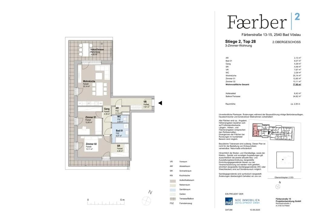 3-Zimmer-Wohnung kaufen in Baden – 77,95 m², € 518.000 – Bild 25 von 25
