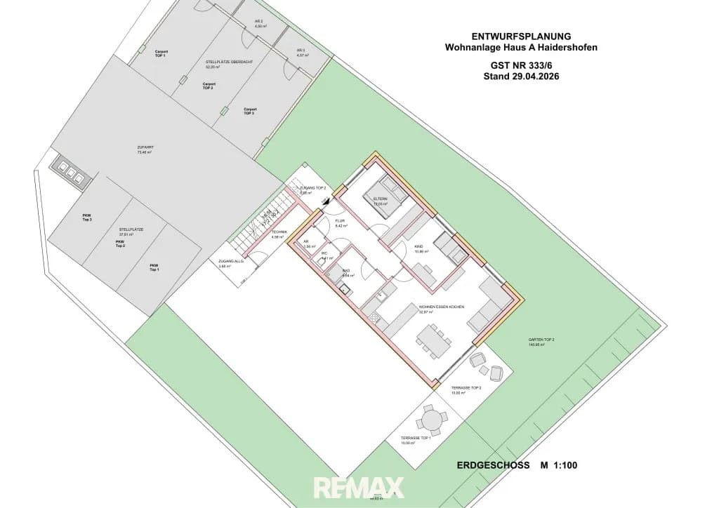 3-Zimmer-Wohnung kaufen in Amstetten – 73,79 m², € 269.000 – Bild 9 von 9