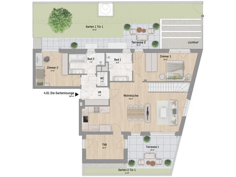 3-Zimmer-Wohnung kaufen in Wien – 111,94 m², € 999.900 – Bild 3 von 7