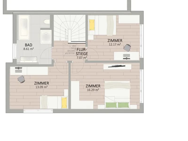 4-Zimmer-Haus kaufen in Wien – 111,71 m², € 829.900 – Bild 3 von 6