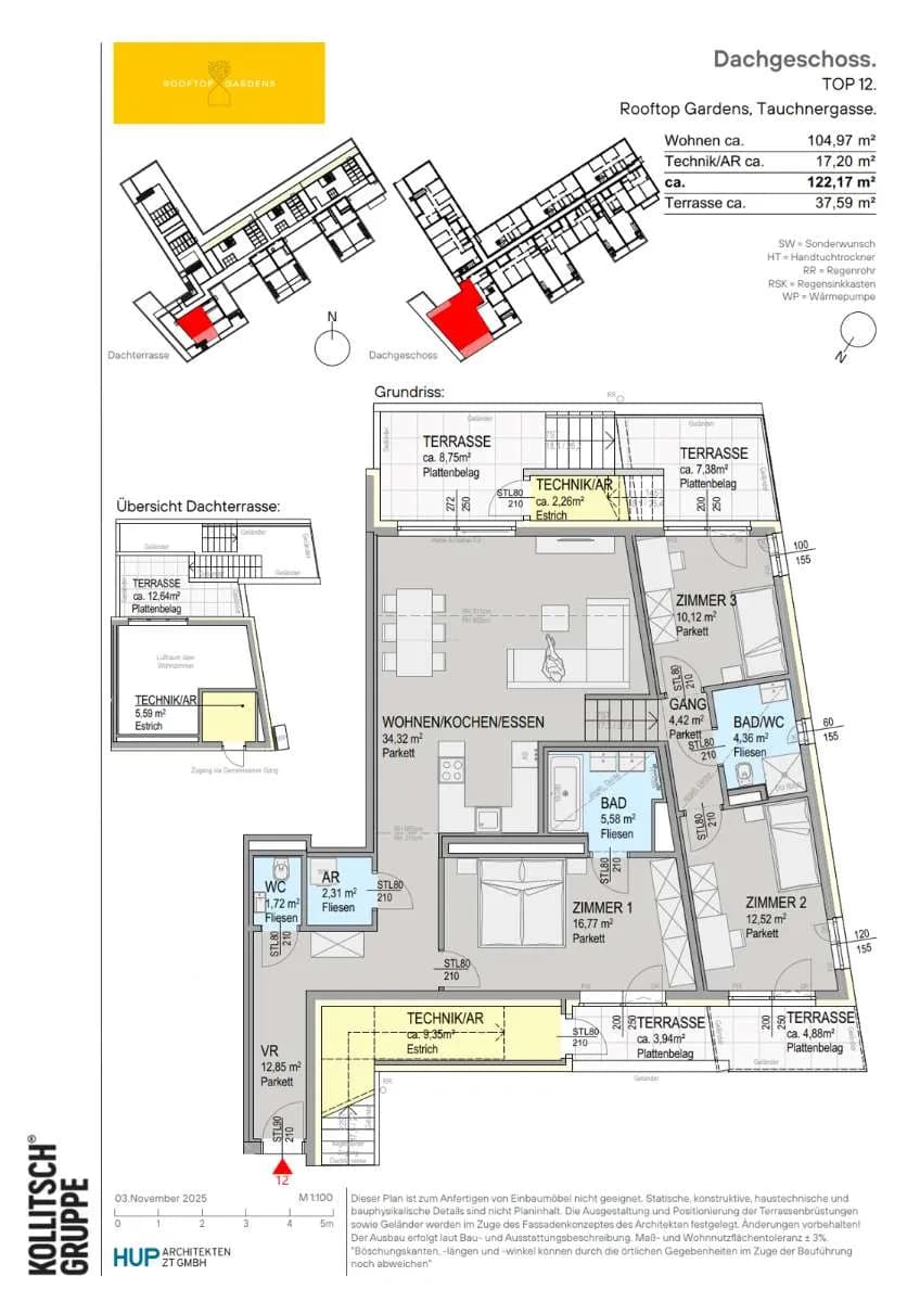 4-Zimmer-Wohnung kaufen in Tulln – 122,17 m², € 1.235.000 – Bild 2 von 3