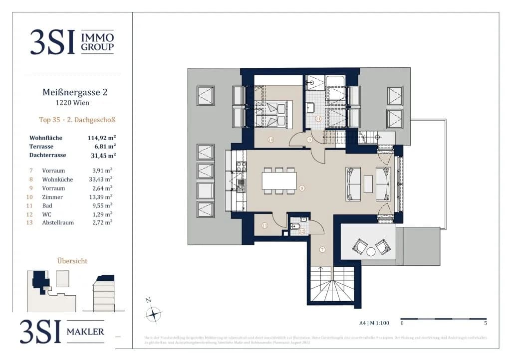 4-Zimmer-Wohnung kaufen in Wien – 114,92 m², € 849.000 – Bild 14 von 15