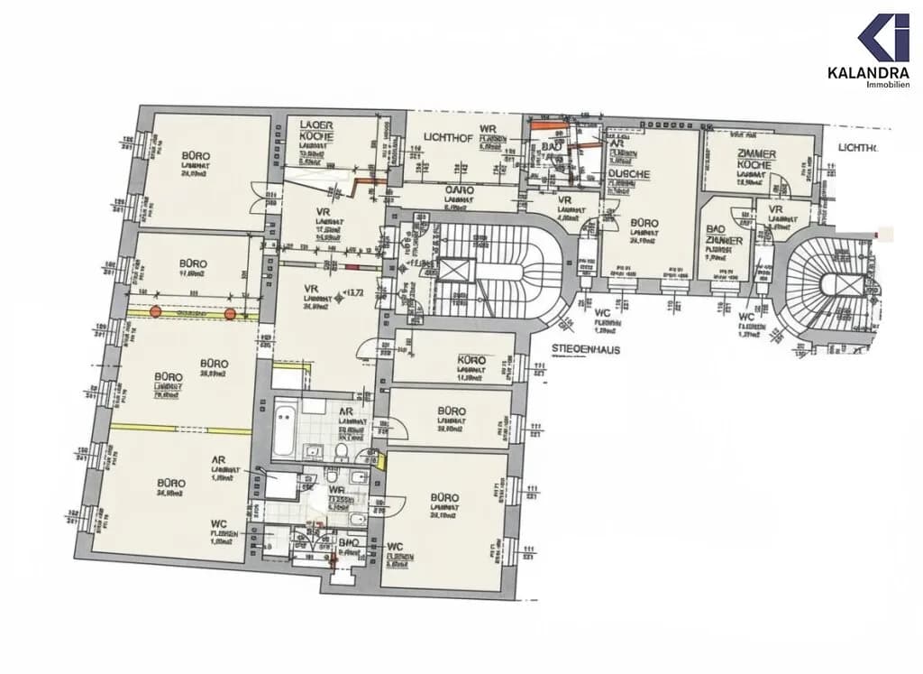 8-Zimmer-Gewerbeimmobilie mieten in Wien – 278 m², € 6.005 – Bild 11 von 12