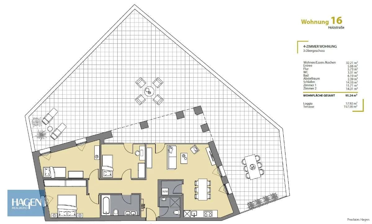 4-Zimmer-Wohnung kaufen in Dornbirn – 95,24 m², € 905.000 – Bild 5 von 8
