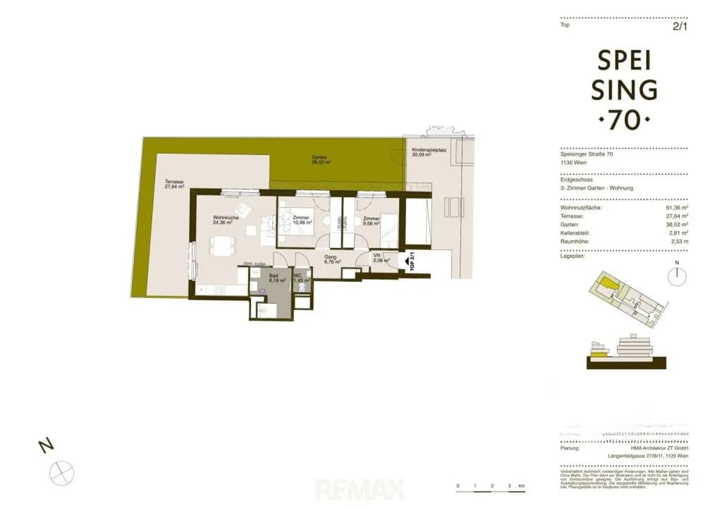 3-Zimmer-Wohnung kaufen in Wien – 61,19 m², € 650.000 – Bild 13 von 14