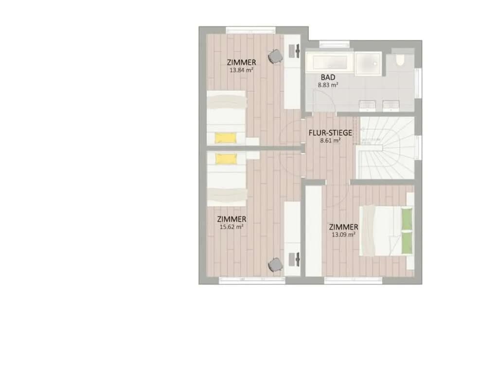 4-Zimmer-Haus kaufen in Wien – 117,47 m², € 859.900 – Bild 10 von 12