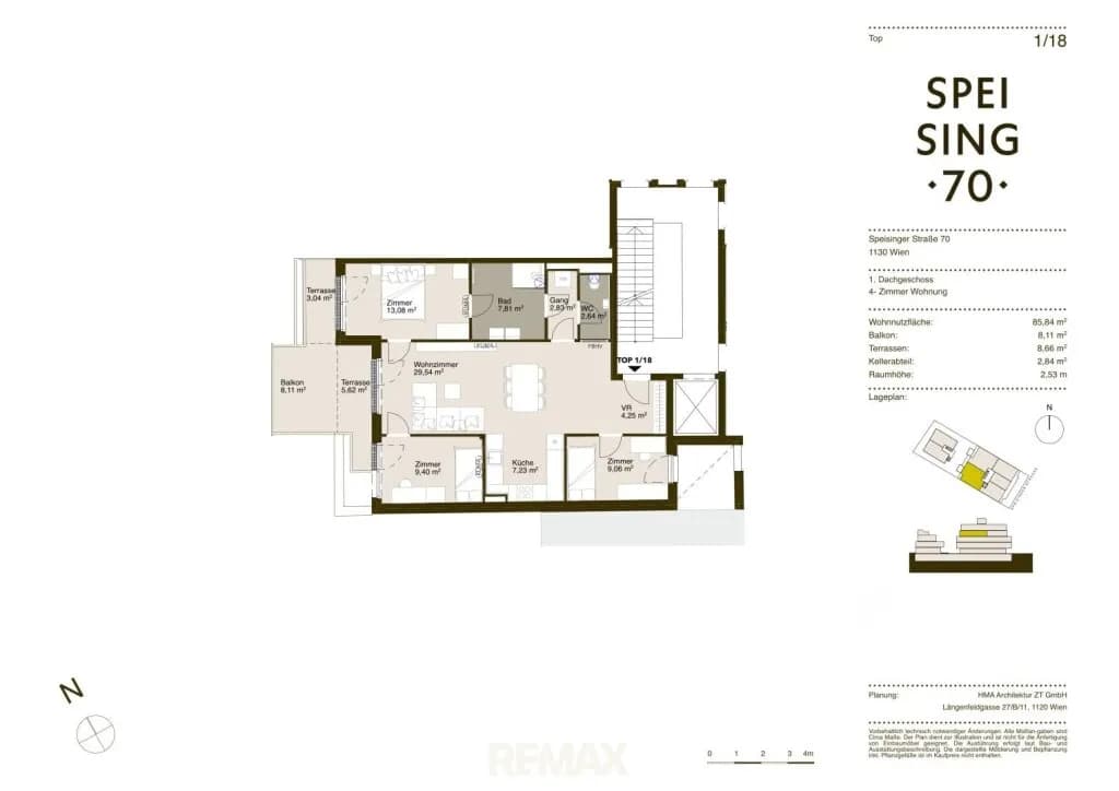 4-Zimmer-Wohnung kaufen in Wien – 85,01 m², € 850.000 – Bild 11 von 12