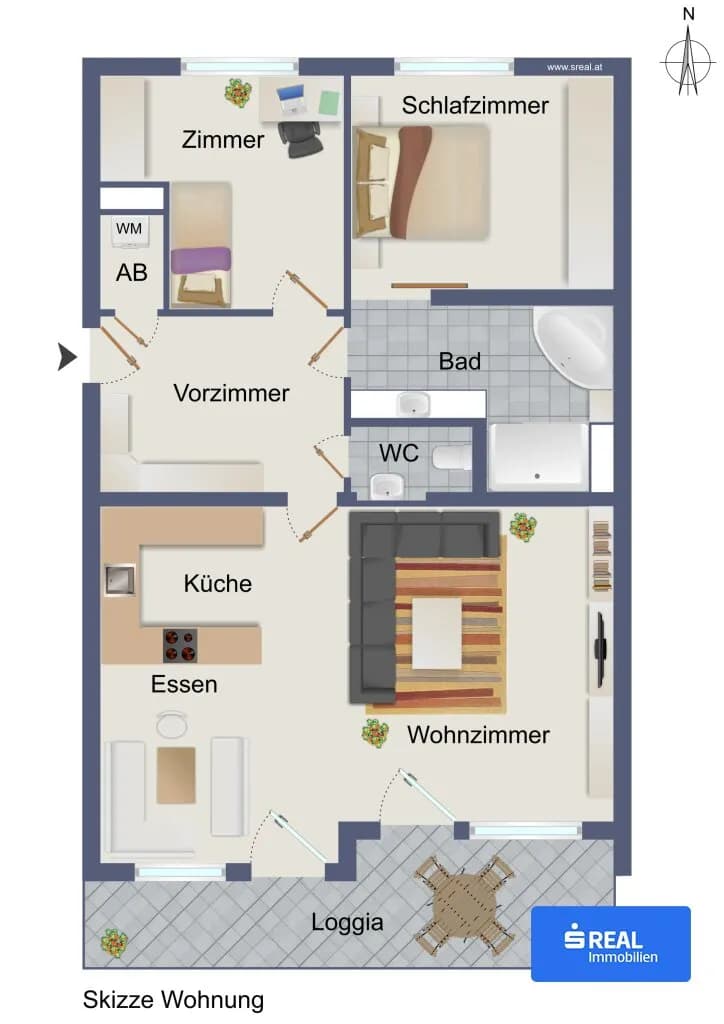 3-Zimmer-Wohnung kaufen in Villach – 90,5 m², € 299.000 – Bild 12 von 12