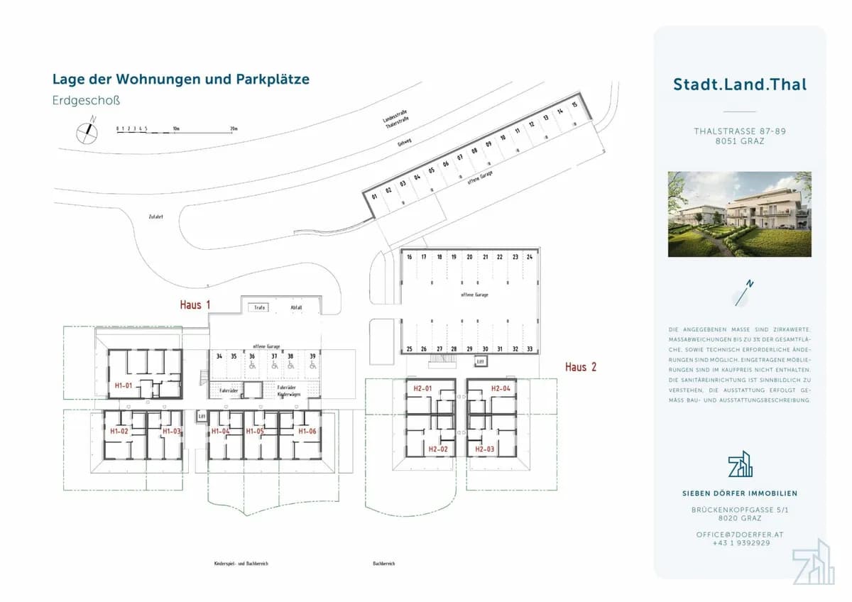 2-Zimmer-Wohnung kaufen in Graz – 44,51 m², € 173.082