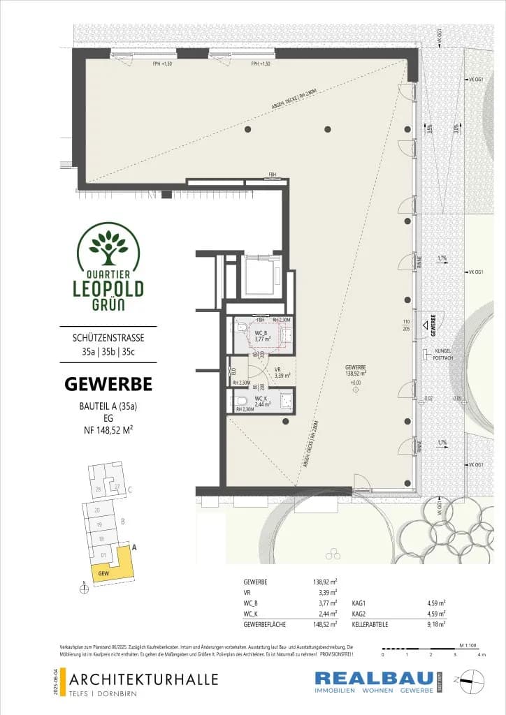 1-Zimmer-Gewerbeimmobilie kaufen in Innsbruck – 148,52 m², € 794.582 – Bild 2 von 9