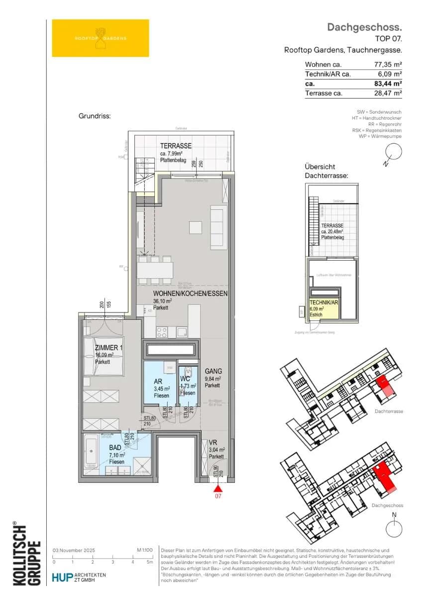 2-Zimmer-Wohnung kaufen in Tulln – 83,44 m², € 845.000 – Bild 2 von 3