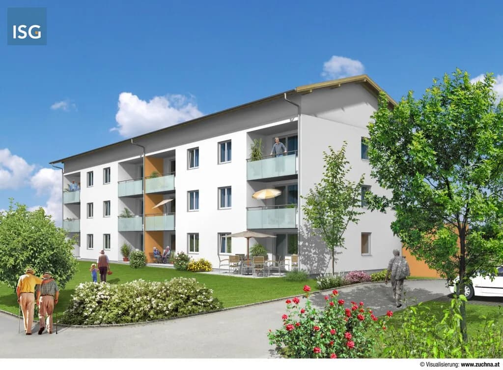 2-Zimmer-Wohnung mieten in Grieskirchen – 58 m², € 618