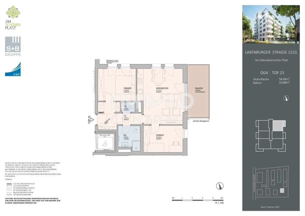 3-Zimmer-Wohnung kaufen in Wien – 58,46 m², € 610.000 – Bild 19 von 19