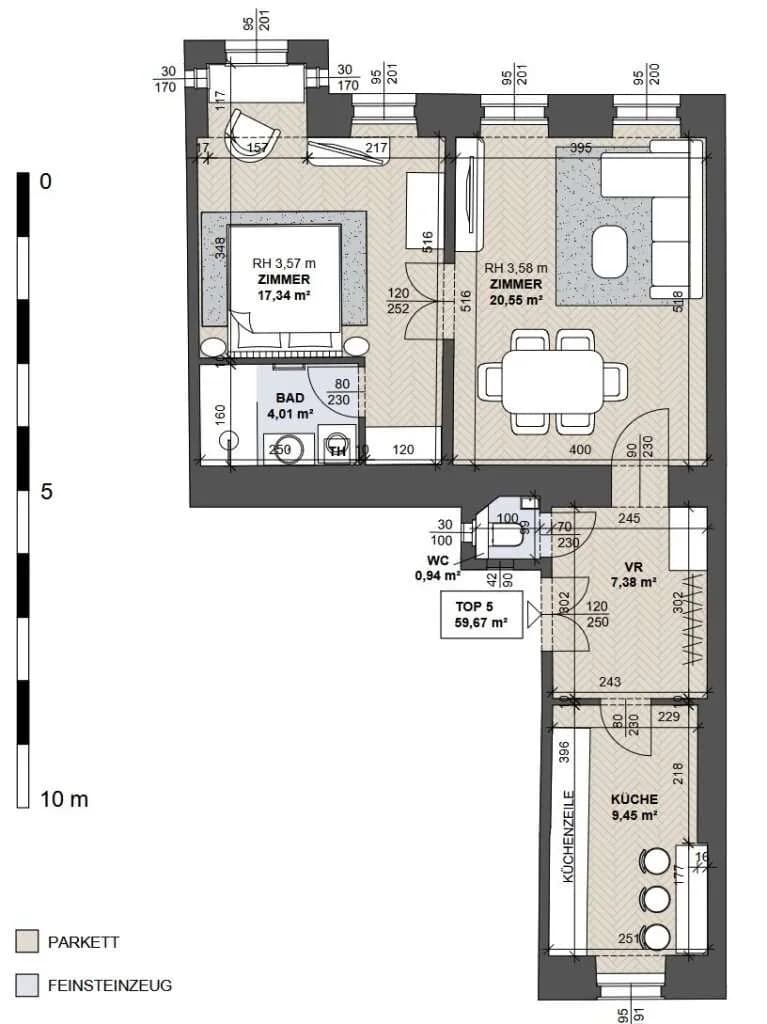 2-Zimmer-Wohnung kaufen in Wien – 59,9 m², € 499.000 – Bild 17 von 17