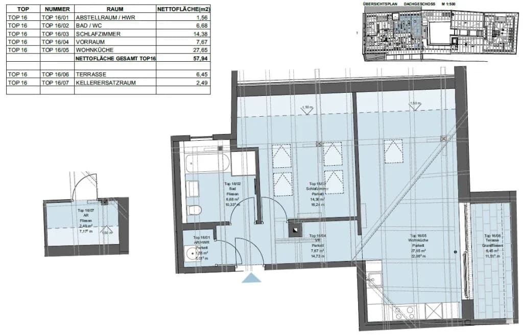Wohnung mieten in Wels – 57,94 m², € 1.229 – Bild 3 von 4