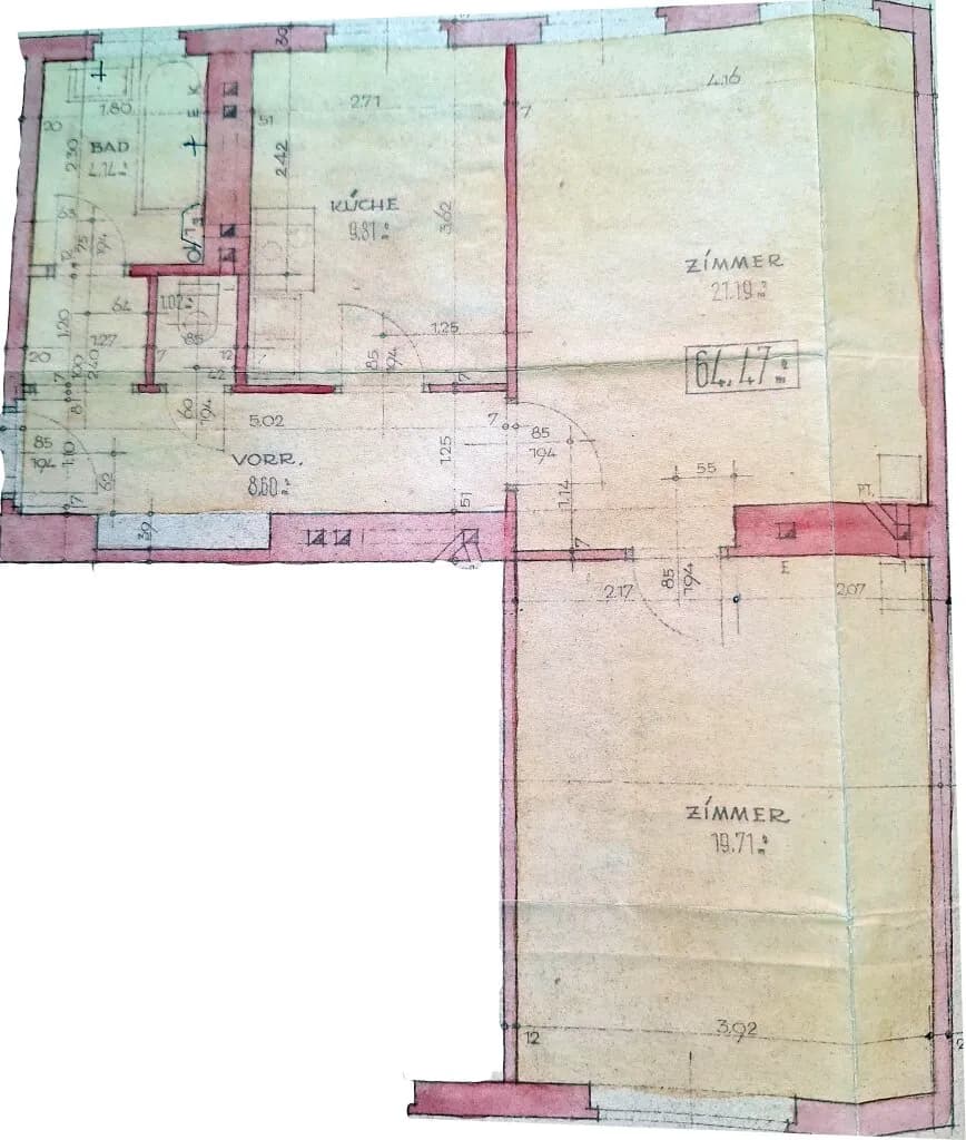 2-Zimmer-Wohnung kaufen in Wien – 65 m², € 210.000 – Bild 5 von 5