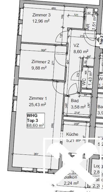4-Zimmer-Wohnung kaufen in Wolfsberg – 68,73 m², € 121.805 – Bild 12 von 12