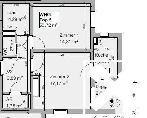 3-Zimmer-Wohnung kaufen in Wolfsberg – 50,72 m², € 80.610 – Bild 8 von 8