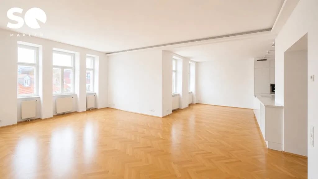 3-Zimmer-Wohnung mieten in Wien – 118 m², € 3.500