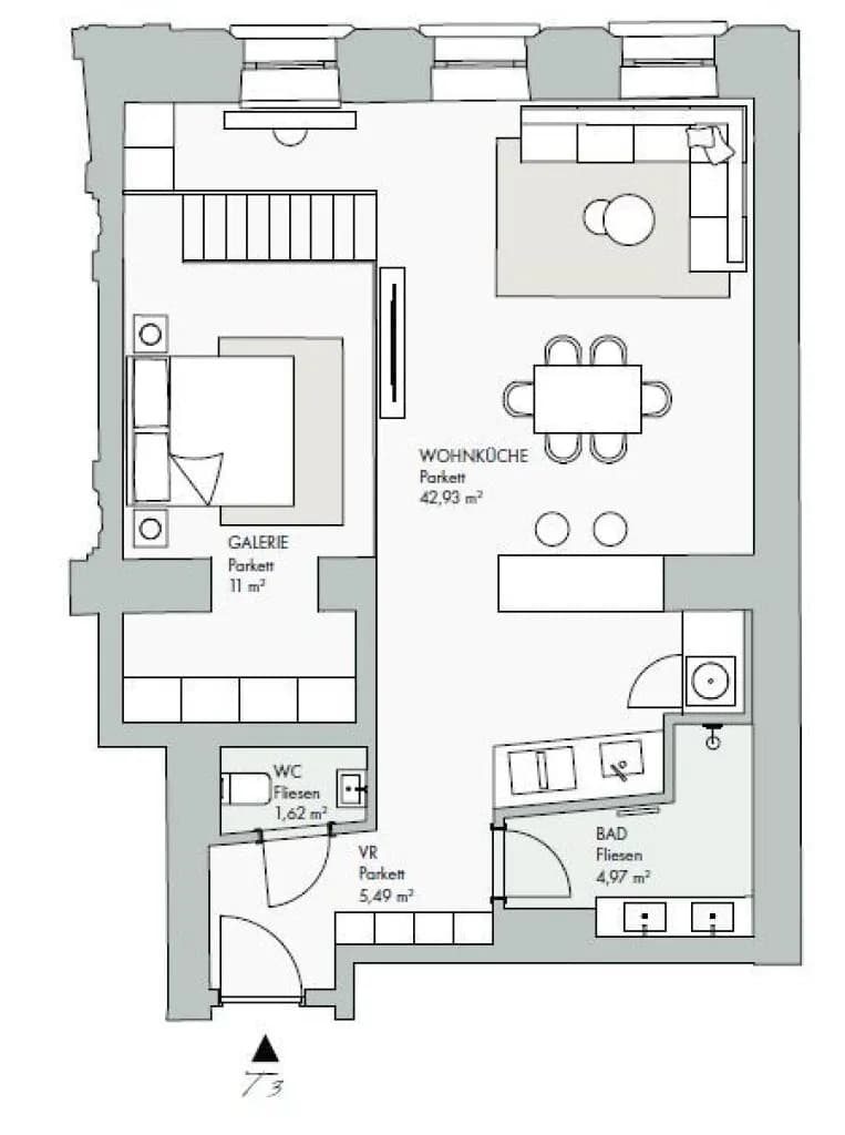 2-Zimmer-Wohnung kaufen in Wien – 66 m², € 469.000 – Bild 7 von 7
