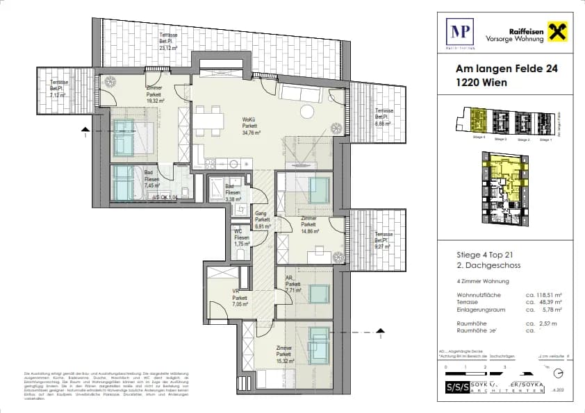 4-Zimmer-Wohnung kaufen in Wien – 116,85 m², € 868.000 – Bild 12 von 12