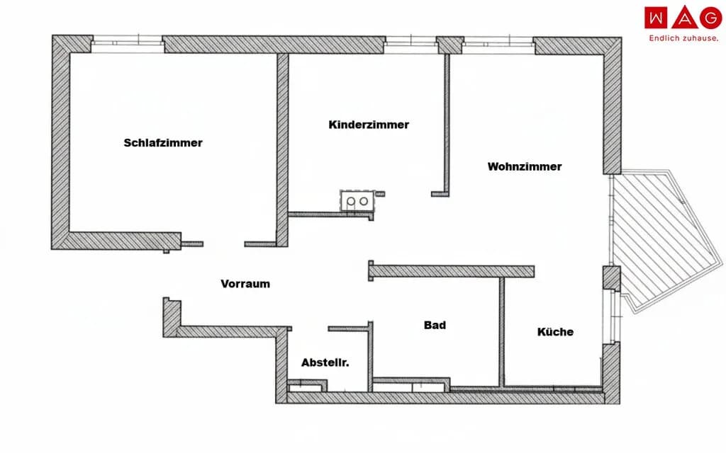 3-Zimmer-Wohnung mieten in Leoben – 69,26 m², € 724 – Bild 11 von 11