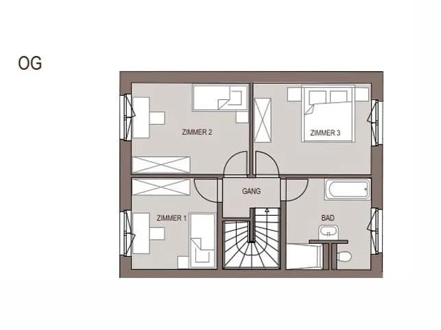 4-Zimmer-Haus kaufen in Korneuburg – 133 m², € 344.000 – Bild 8 von 9