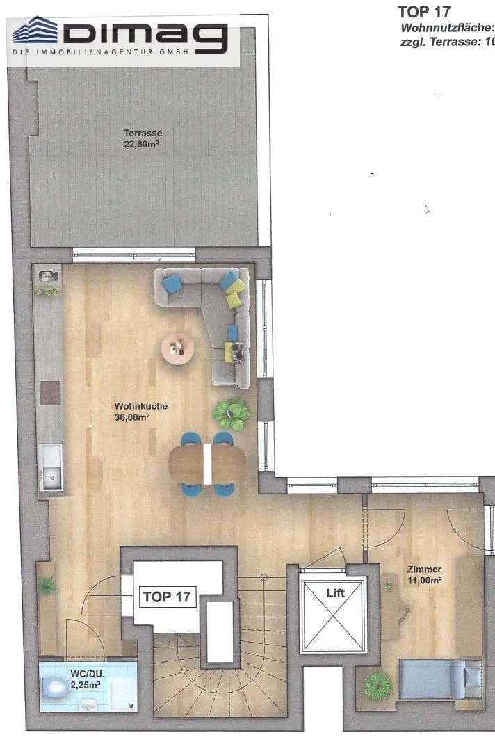 4-Zimmer-Wohnung kaufen in Wien – 101 m², € 1.090.000 – Bild 5 von 7