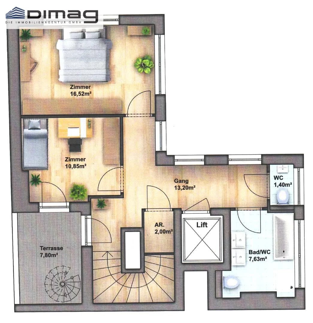 4-Zimmer-Wohnung kaufen in Wien – 101 m², € 1.090.000 – Bild 6 von 7