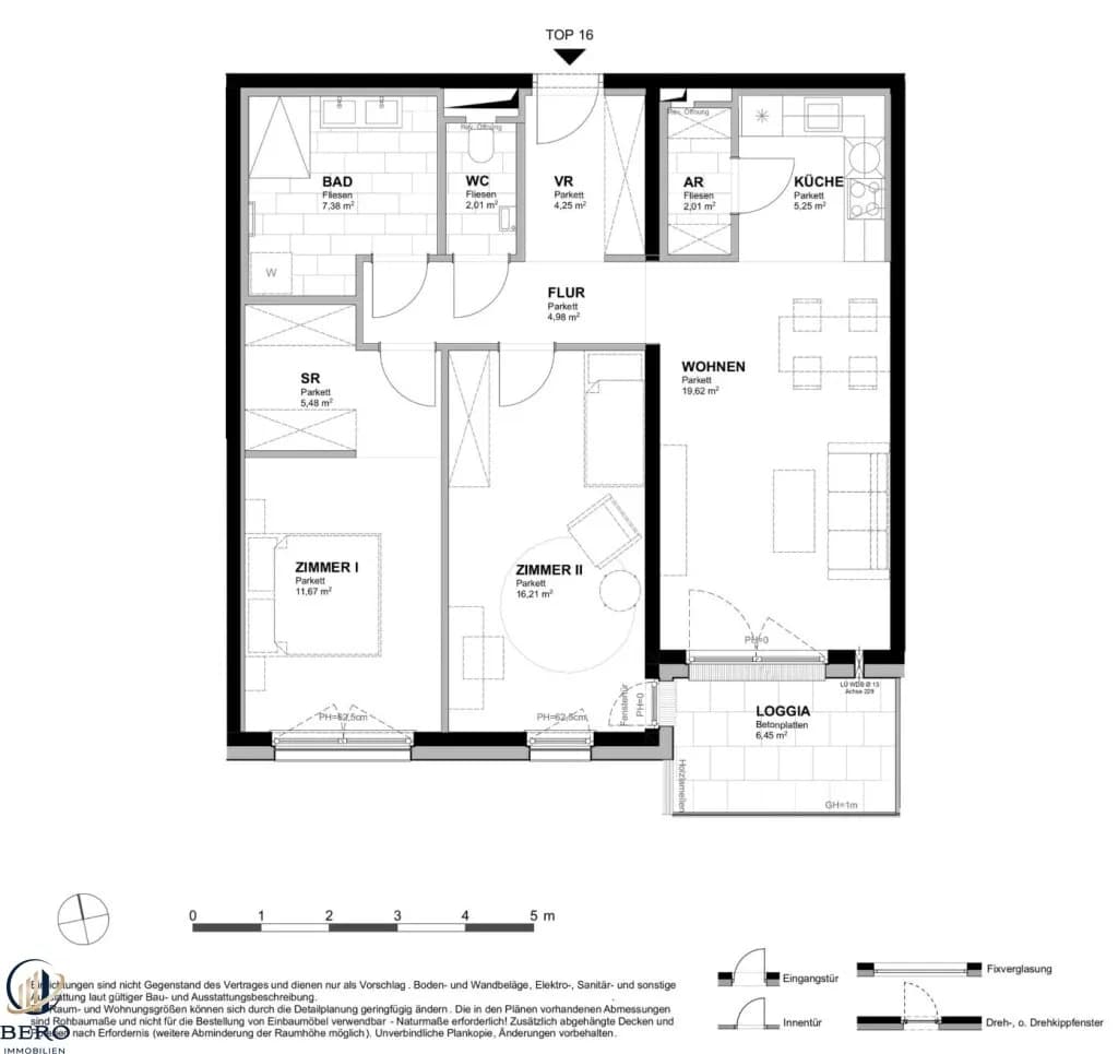3-Zimmer-Wohnung kaufen in Gänserndorf – 78,86 m², € 415.500 – Bild 17 von 17