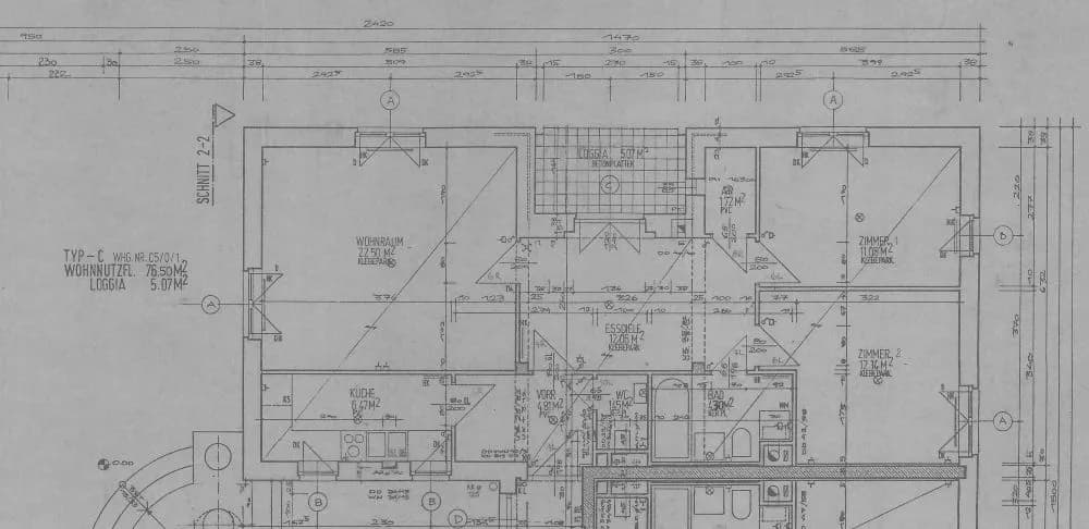 3-Zimmer-Wohnung mieten in Linz – 76,65 m², € 604 – Bild 3 von 4