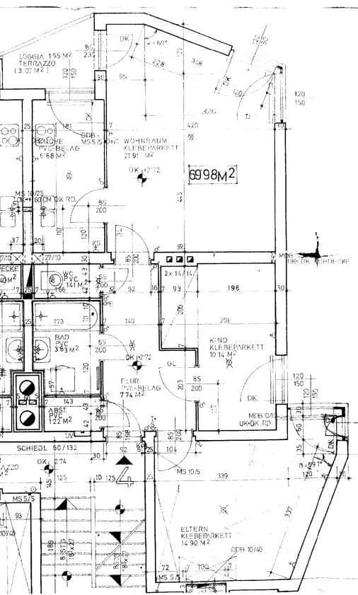 3-Zimmer-Wohnung kaufen in Perg – 69,98 m², € 105.000 – Bild 2 von 6