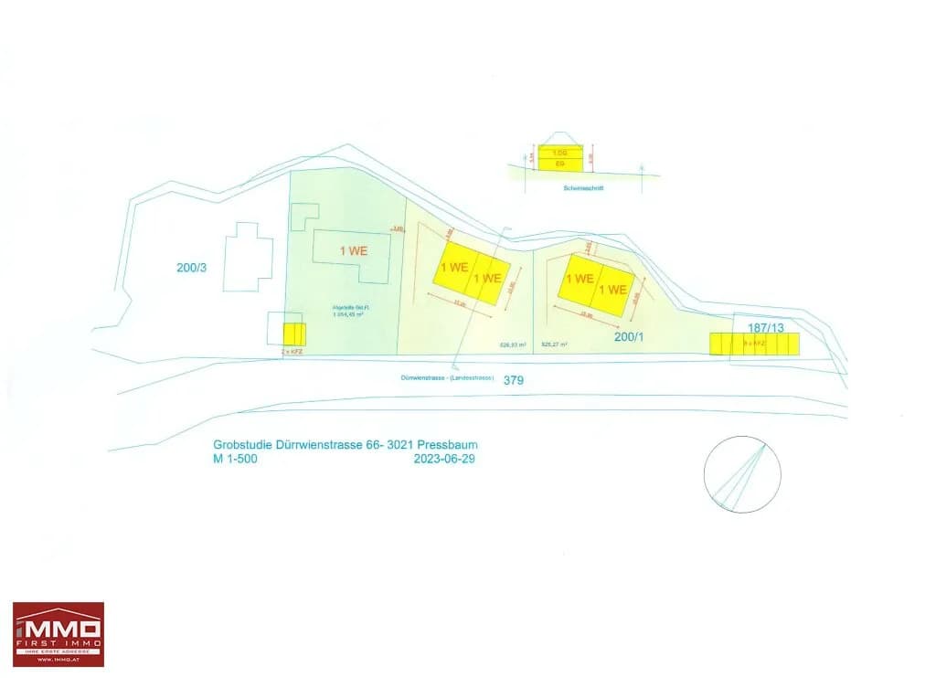 Grundstück kaufen in Sankt Pölten Land – 825 m², € 225.000 – Bild 6 von 6
