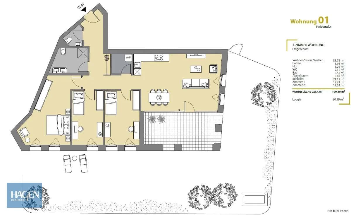 4-Zimmer-Wohnung kaufen in Dornbirn – 110,52 m², € 821.000 – Bild 5 von 8