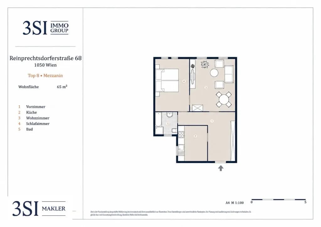 2-Zimmer-Wohnung kaufen in Wien – 65 m², € 279.000 – Bild 9 von 9