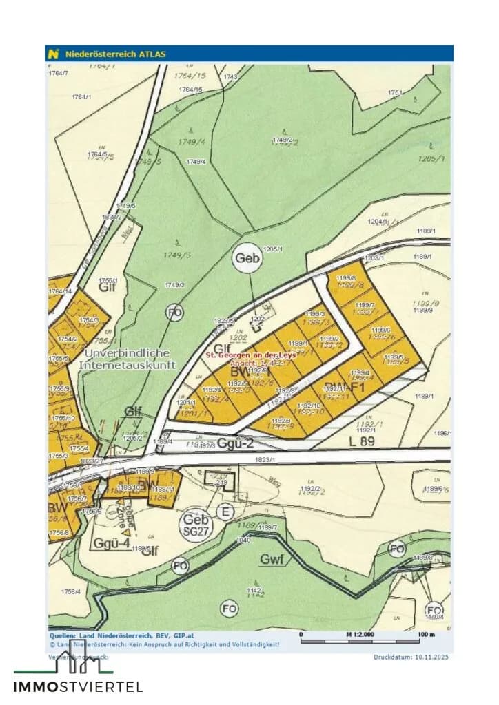 Grundstück kaufen in Scheibbs – 1 185 m², € 64.540 – Bild 4 von 6