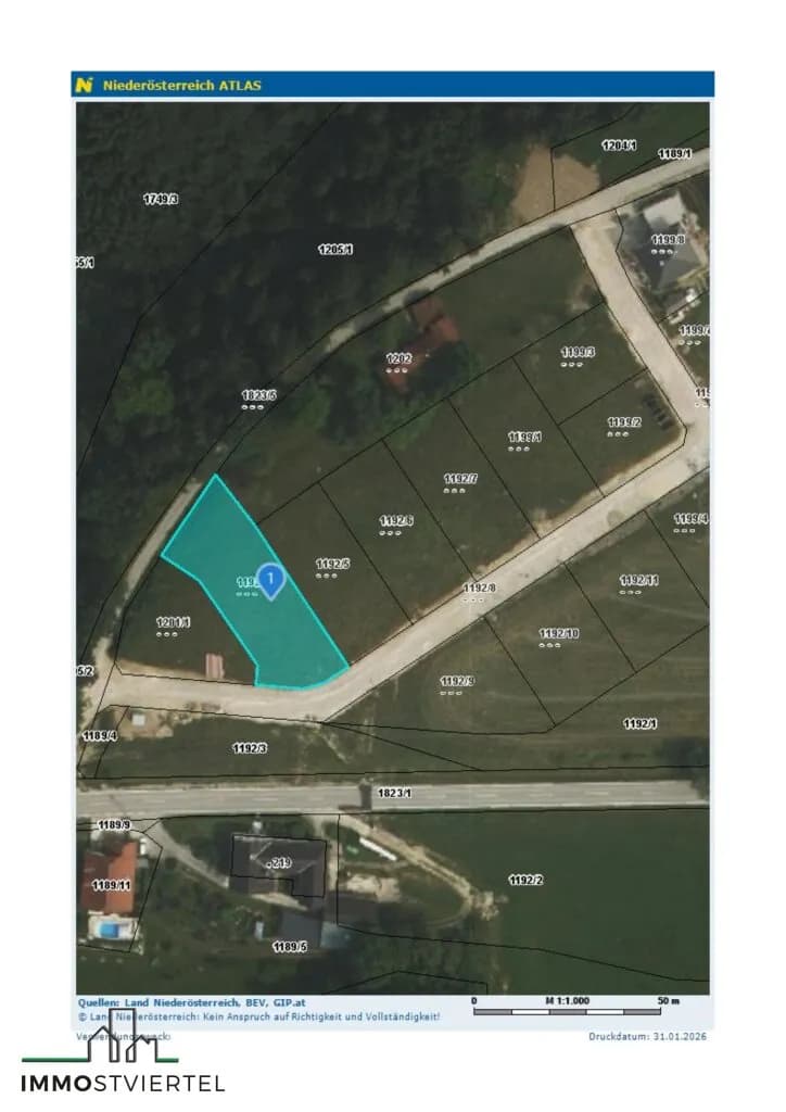 Grundstück kaufen in Scheibbs – 1 185 m², € 64.540 – Bild 5 von 6