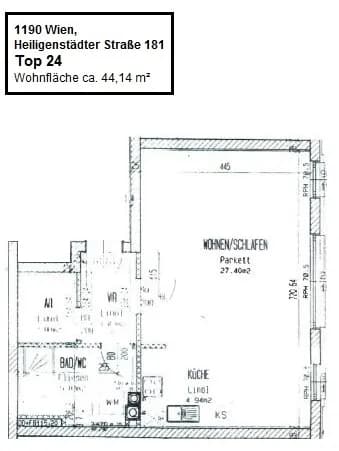1-Zimmer-Wohnung mieten in Wien – 44,14 m², € 819 – Bild 13 von 14