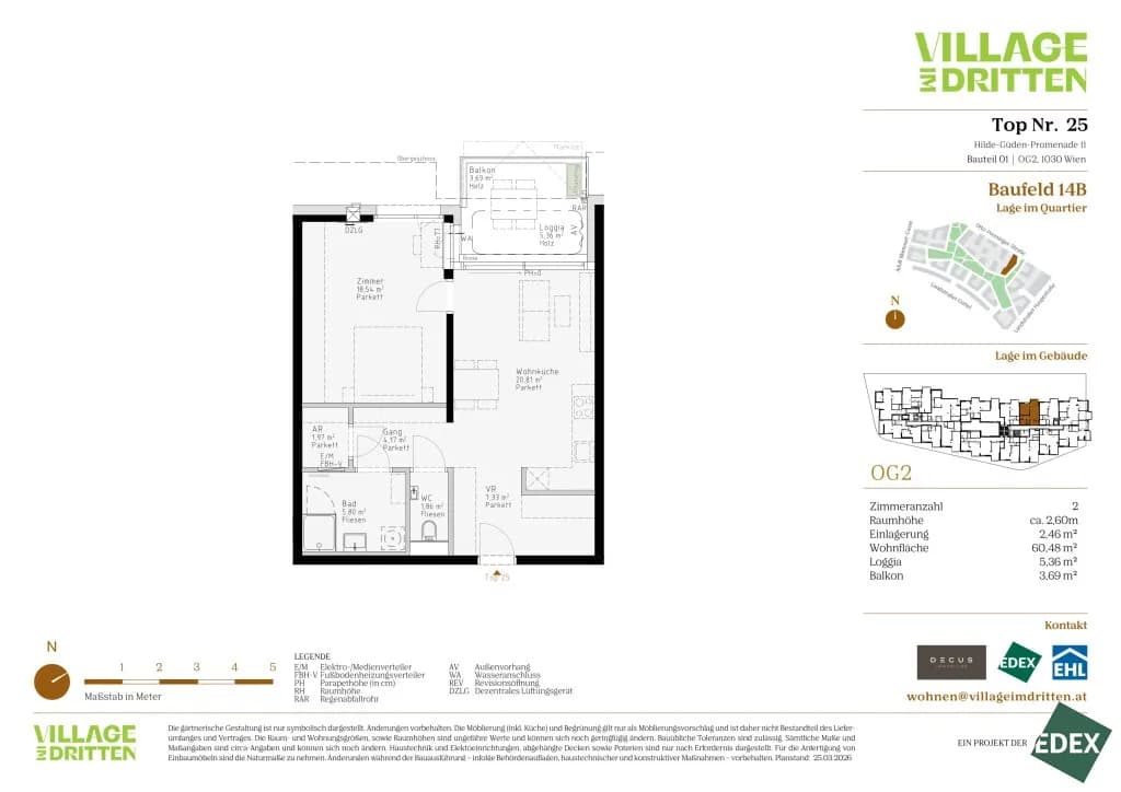 2-Zimmer-Wohnung kaufen in Wien – 59,26 m², € 401.000 – Bild 8 von 8