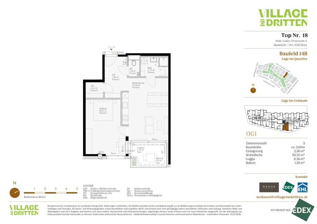 2-Zimmer-Wohnung kaufen in Wien – 59,26 m², € 377.000 – Bild 9 von 9