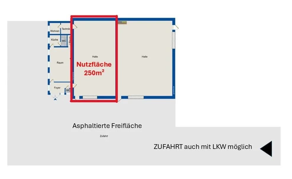 Gewerbeimmobilie mieten in Baden – 250 m², € 2.180 – Bild 7 von 7