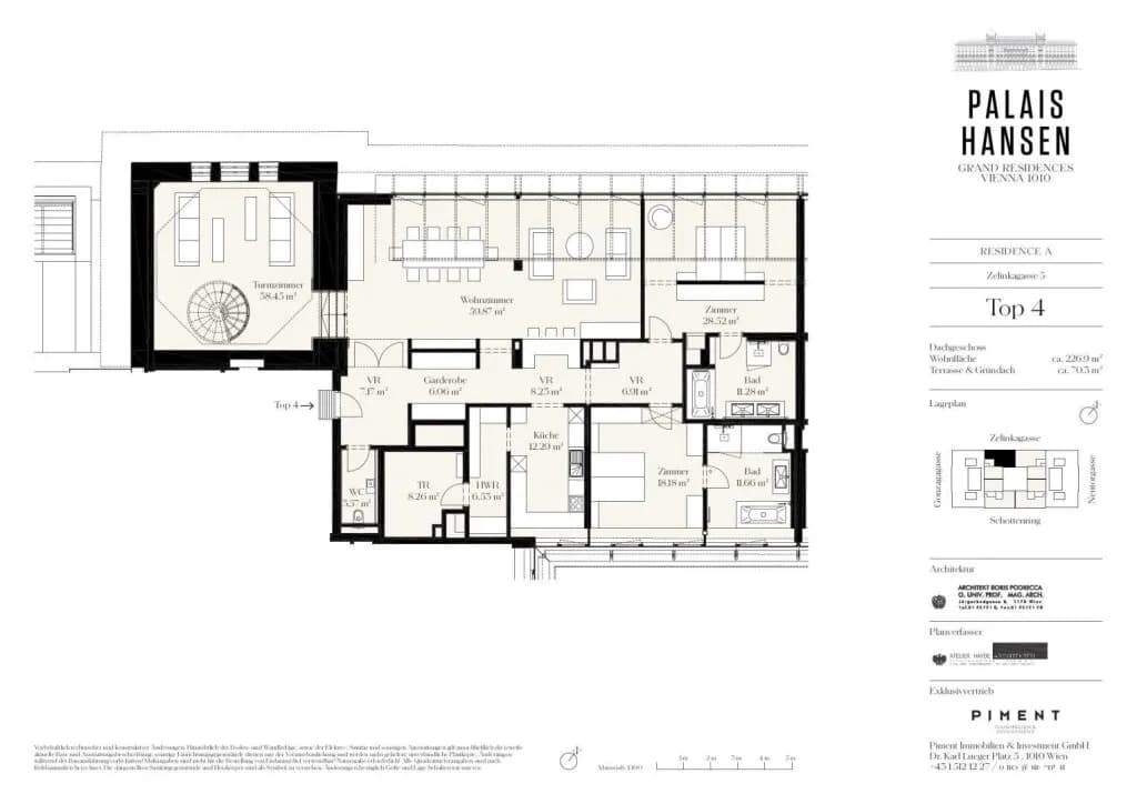 4-Zimmer-Wohnung mieten in Wien – 226,9 m², € 19.950 – Bild 14 von 16