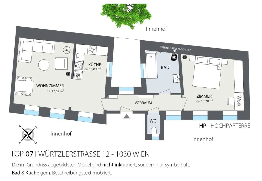 2-Zimmer-Wohnung kaufen in Wien – 57 m², € 279.900 – Bild 3 von 49
