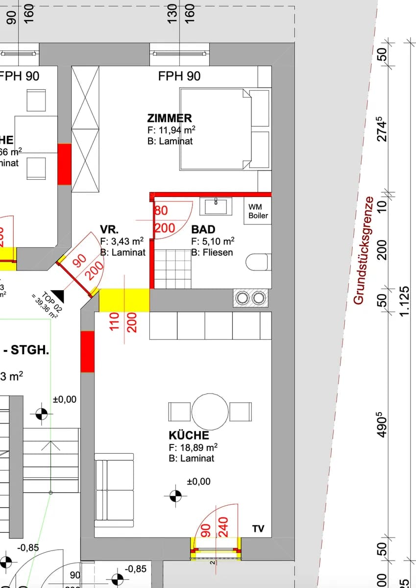 1-Zimmer-Wohnung mieten in Klagenfurt – 40 m², € 690 – Bild 6 von 6