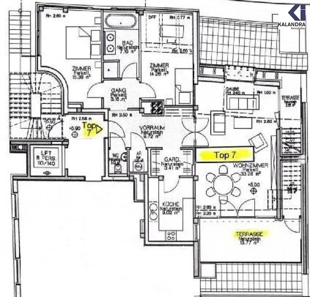 3-Zimmer-Wohnung mieten in Wien – 101,2 m², € 2.500 – Bild 6 von 31