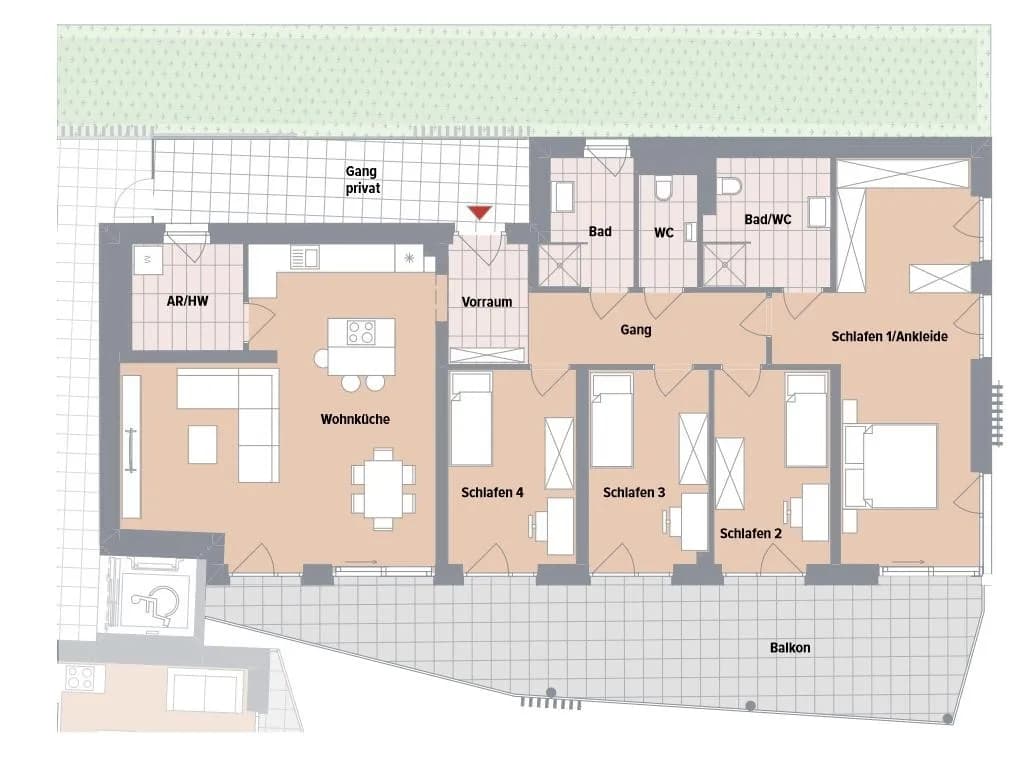 4-Zimmer-Wohnung kaufen in Graz – 129 m², € 686.700