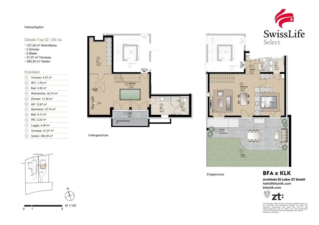 3-Zimmer-Wohnung kaufen in Wien – 127,2 m², € 1.250.000 – Bild 4 von 5