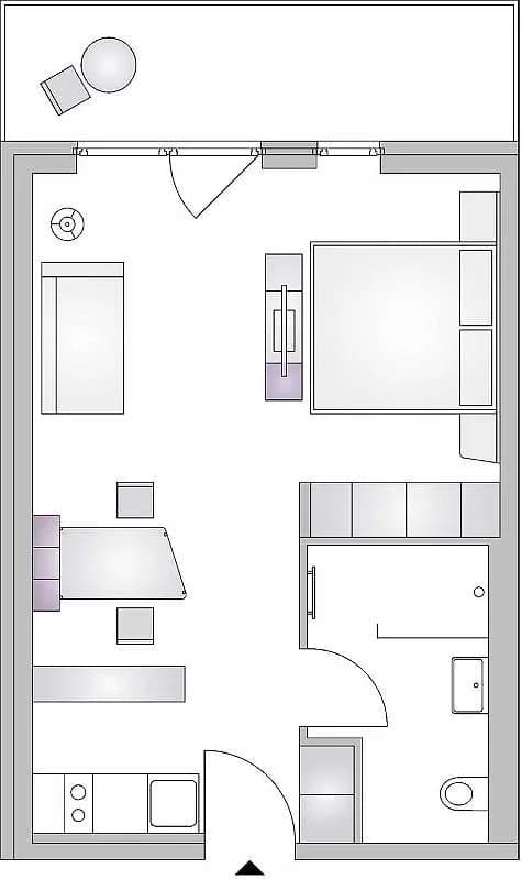 1-Zimmer-Wohnung mieten in Wien – 35 m², € 1.140 – Bild 8 von 12