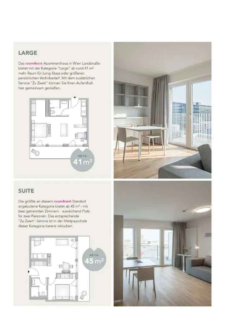 2-Zimmer-Wohnung mieten in Wien – 45 m², € 1.610 – Bild 12 von 13